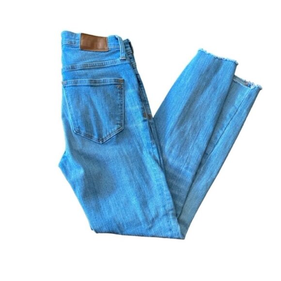 Madewell 9in High Rise Seamed Step-Hem Skinny Jeans 24 - Picture 4 of 5